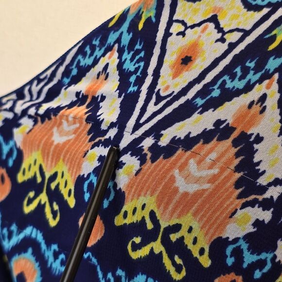 Peach Royal Women's Aztec Print Off Shoulder Mini Dress S - Picture 15 of 16